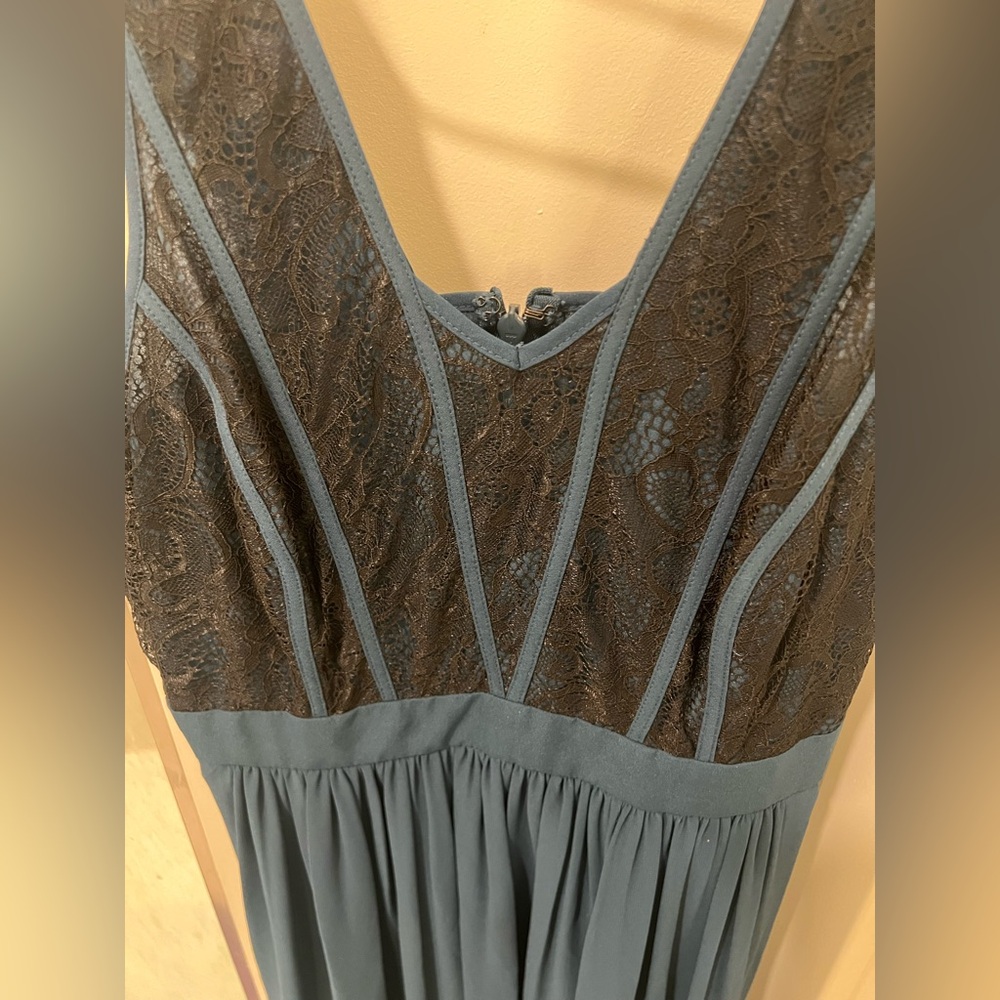 BCBGeneration Formal Dress in Black and Blue